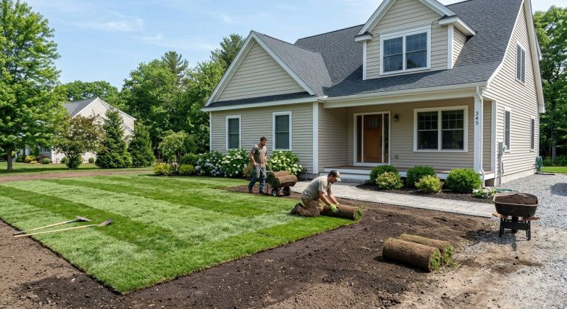 Bentgrass Sod Installation in Rockwall, TX