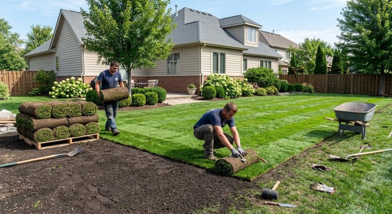 Yard Sod Installation in Ventura County, CA
